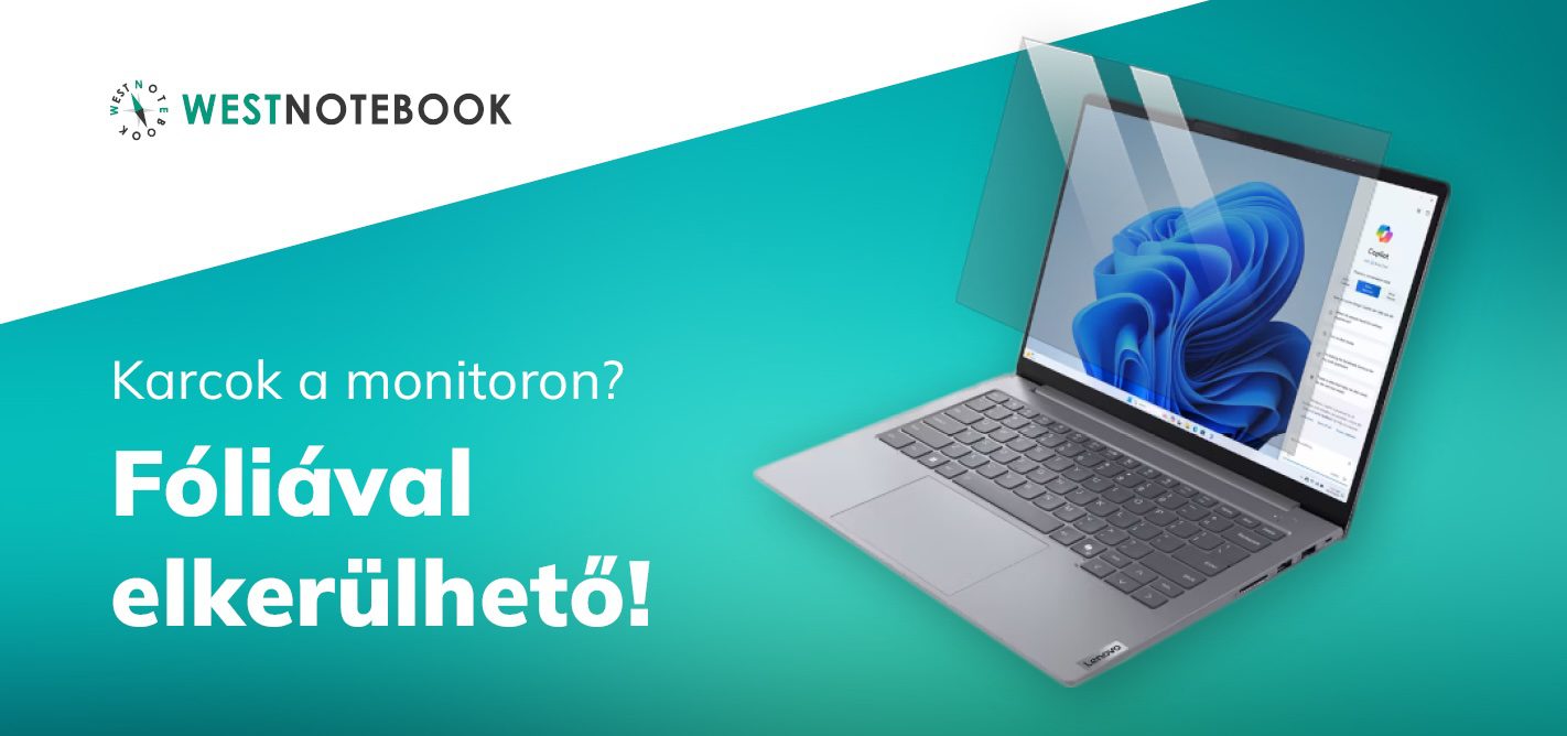 Védd meg laptopod kijelzőjét a karcoktól és a billentyűzet nyomaitól kijelzővédő fólia felhelyezésével